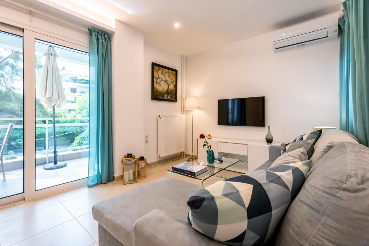 Lux 1-Bedroom Apartement Next To The Sea In Voula Athens Luaran gambar